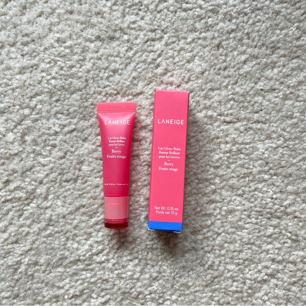 laneige lip glowy balm!